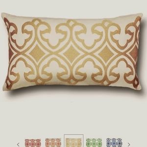 Frog Hill Designs Embroidered Boho Pillow Cover